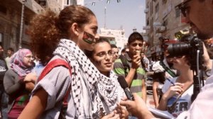 Jóvenes de Ramallah en favor del Estado palestino (Sept. 2011) (B.Siqueira)