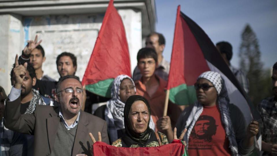 Celebraciones en Gaza después del acuerdo de unidad palestina (Mahmoud Hams, AFP/Getty Images)